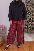 Jersey negro acanalado Diagonal Diva