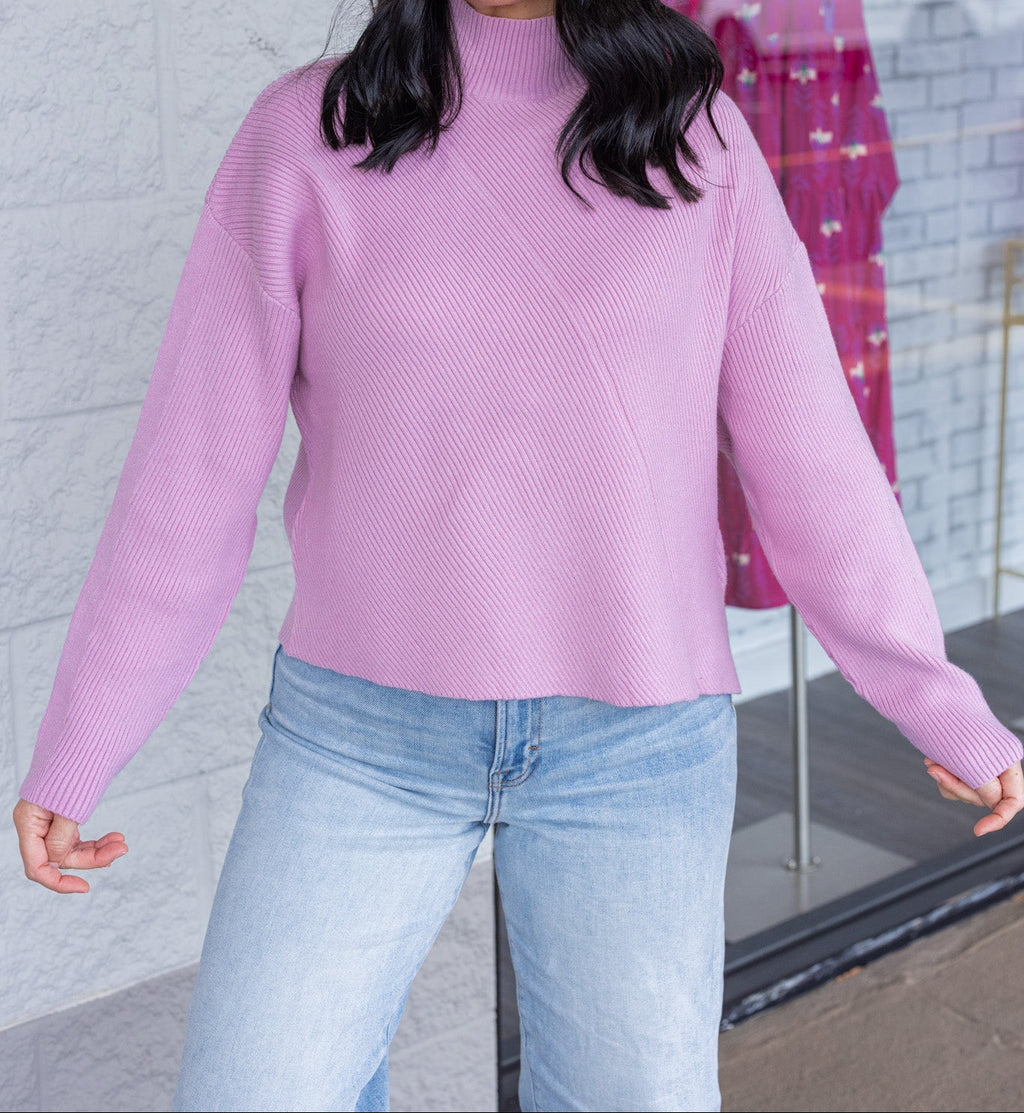 Jersey rosa acanalado Diagonal Diva