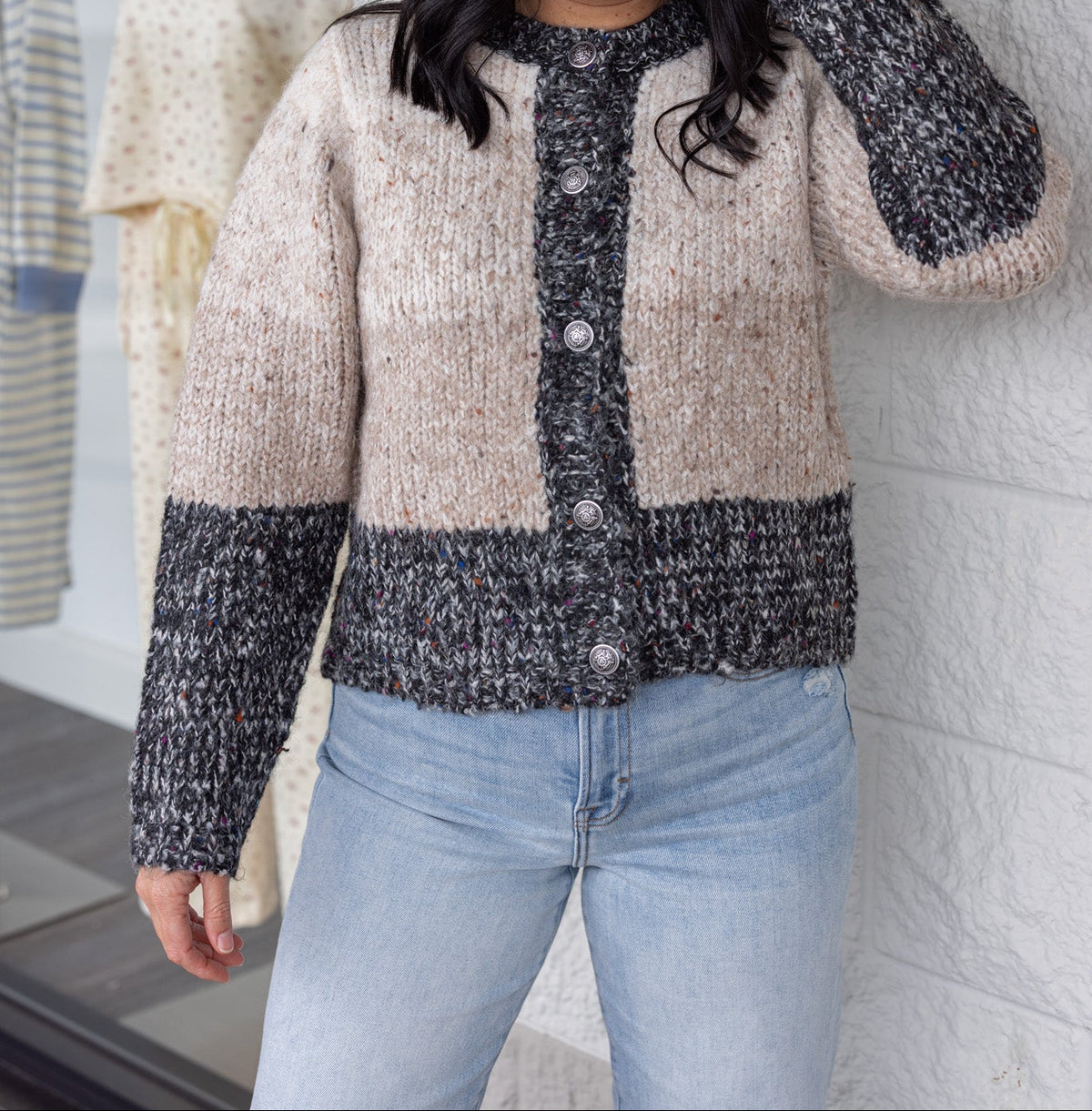 Cárdigan topo Confetti Knit